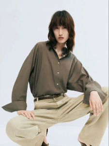 edition | Autumn New Cloud Soft Cotton Long Sleeve Shirt