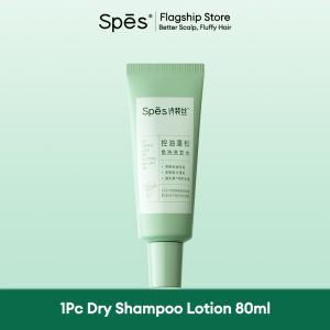 Spes Dry Shampoo Lotio | 24h Oil Control Fluffing Moisturizing Cleansing Portable Wahsing-Free | 80ml
