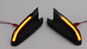 LED Dynamic Side Mirror Turn Signal Light Indicator Blinker Sequential Lamps for VW Polo MK4 FL Skoda Octavia 2006 -2010