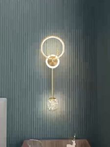 Lampu Dinding Gaya Nordic Modern LED 3 Warna Untuk Kamar Tidur / Koridor / Ruang Tamu MOOISHC