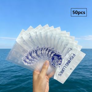 50pcs Thickened Fishing Bait Storage Packaging Bagsealing Bag Suitable for Bait/hook/lead Sinker Small Fishing Accessories