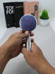 Hand Shower Tanpa Selang Simple Kamar Mandi 1/2 Inch Bahan Abs Chrome High Quality Anti Karat HS-78