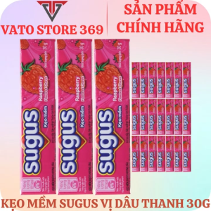 Kẹo mềm trái cây SUGUS vị dâu thanh 30g