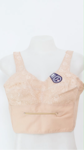 เสื้อชั้นในผู้สูงอายุ (มีซิป) ทรงเต็มตัว เก็บเงินได้ ปลอดภัย Made in Thailand