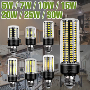 30W LED E27/E26 Corn Light Bulb E14 Ceiling Lamp B22 Chandelier Bulbs AC 85-265V No Flicker For Home Living Room Cold/Warm White