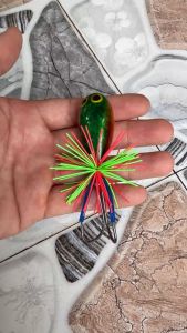 Mồi câu lure nhái nhảy HOP FROG chuyên lure cá lóc 4.5cm 10g