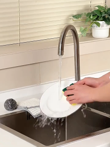 Kitchen Sink Caddy OrganizerOrganization and Storage Sponge Drainage basketRemovable Hanging Faucet Rack for Kitchen BathroomV