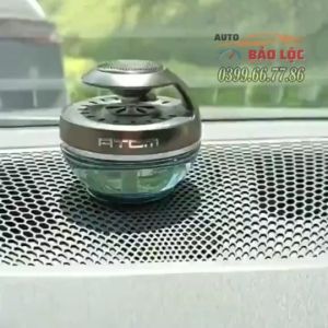 Nước Hoa Ô Tô Nước Hoa Atom Cao Cấp Chạy năng lượng Mặt Trời xoay quạt tỏa hương khắp nội thất xe