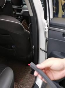 SEAMETAL Car Door Rubber Seal Strip Double-Layer Protector Car Door/Hood/Trunk Weather Strip Soundproof Waterproof Sealing Strip