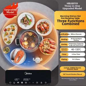 Midea | Rotating High-Power Reservation Warm Plate Board