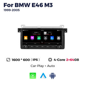 MEKEDE Android 15 For BMW E46 M3 Rover 75 Coupe 318/320/325/330/335 Car Radio Carplay DSP Multimedia GPS 2 Din Stereo Head Unit