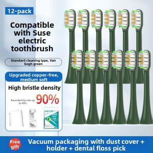 Electric Toothbrush Heads Compatible with SOOCAS D3 X3U/V2/V5 Cat Claw Brush X3/D2 Replacement 4 Pieces Deep Cleaning for Adults