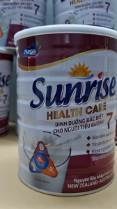 (Giá khuyến mãi) Sữa bột Sunrise Health Care dành cho người bị tiểu đường  tiền tiểu đường (hộp 900g)