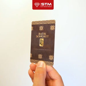 BATIK SONGKET Edition: Gold Bar Card 0.5g