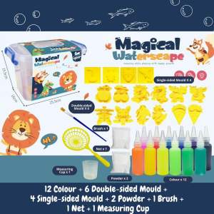 Magic Waterscape DIY Water Slime Art and Craft Mould Children Kids Gift Educational Toy | 水精灵 Mainan Kanak