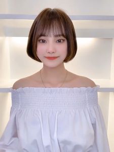 Wig Wanita Full Kepala & Wig Rambut Pendek Premium