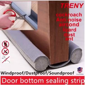 MixHome Flexible Door Gap Bottom Seal Soundproof Windproof Door Bottom Sealing Door Stopper | Jalur Penutup Bawah Pintu | 门缝门底密封条房门贴隔音神器卧室门下防风防噪音防虫挡条防蟑螂