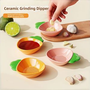 HALEXIONG | Ceramic Grinding Garlic Press Manual Mincer