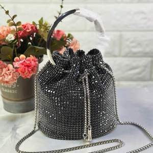 Tas Pesta JESSICA Embellished Crystal Clutch Bag