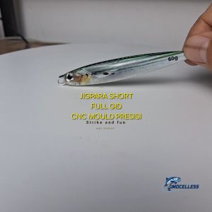 metal jig umpan jigging model jigpara 40 60 gram full GID bionik realistik