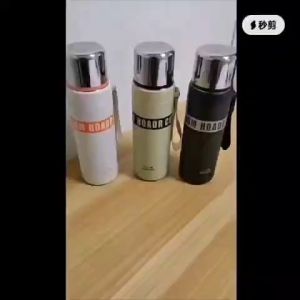 500ML Vacuum Sling Cup 304 Stainless Steel Thermos Cup Student Large Capacity Portable Water Cup