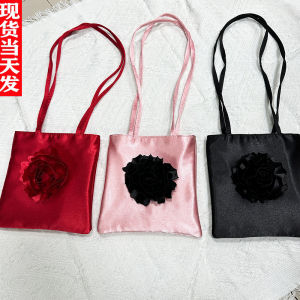 MONA Rose Floral Square Mobile Phone Crossbody Bag Womens Small Handbag Summer New Style Casual Floral Pattern Envelope Bag