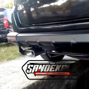 Knalpot Mobil HKS KOTAK Bass Adem Bulet Full Stainless Pelangi Inlet 2inc