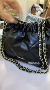 Hàng Quảng Châu chất lượng cao Túi nữ đeo vai túi da dây xích thời trang xinh xắn dành cho nữ