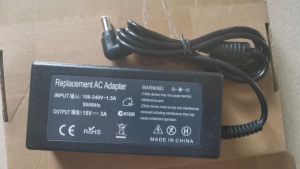 15V 3A 6.4x4.4MM AC Power Adapter Charger Compatible For Sony RS-BTX500 SRS-XB3 SRS-X55 AC-E1525 AC-E1530 Bluetooth Speaker Power Supply