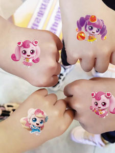 Miếng Dán Hình Xăm Vân Tay an Toàn Không Thấm Nước Cho Trẻ Em Hoạt Hình Little Bé Gái Bubble Gum Thiết Kế Em Bé Đồ Chơi Giấy in Từ Trung Quốc