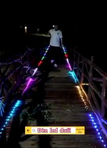 Đèn Led Tóp Tóp 5m 10m Điều Khiển APP 16 Triệu Màu Pha Màu DIY đèn trang trí phòng ngủ Led 5050 RGB Loại Tốt