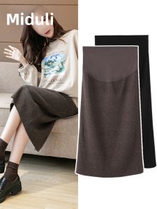 MIDULI | Maternity Knit Skirt with Warm Fleece