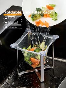Kitchen Sink Waste Filter Drain Shelf