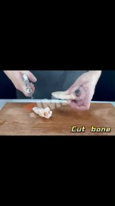 TIMSOT Kitchen Scissors Japan Made Heavy Duty Stainless Steel Multipurpose Meat Scrape Fish Scales Food Scissors