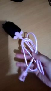 1SET MELATIC Pengulung/Penjepit/Pengikat Kabel Data/Earphone/TV/Ikat Bahan Silikon Semua Jenis Cable Warna-Warni Pink Hijau Toska Putih Pengatur Pengisi Daya Kabel Kawat Pemegang Silikon Penggulung Ponsel Desktop Serbaguna Winder Cord Holder KLIP METALIK