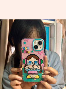 Crybaby Dopamine Phone Case Cute Protective Shell for Apple 16Promax I15Pm 14Por Max 13Pormax 2025 New Model Cartoon Style