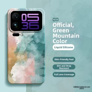 imobile | Oil Painting Graffiti All-round Protection Shockproof Liquid Silicone Xiaomi 17 Pro/Pro Max Phone Case