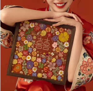 ทําด้วยมือ Diy Creative Eternal ดอกไม้งานแต่งงานของขวัญสําหรับเพื่อนเจ้าสาว High End กรอบรูปเครื่องประดับตกแต่งบ้านสไตล์จีนใหม่