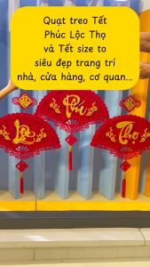 (Hỏa tốc HCM) Đồ trang trí Tết - Thân tài lắc khánh quạt treo Tết nhiều mẫu đẹp 2025