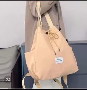 Multi carry canvas larbe capacity back pack