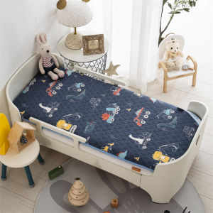 Summer Sleeping Quilting Thailand Latex Mat Cartoon Cool Breathable Bed Mattress 0.5CM Baby Cooler Student Boys and Girls Pad