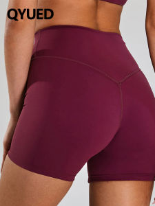 QYUED | Quick Drying High Waist Tummy Control Yoga Shorts 3/4 Length