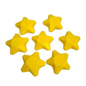 Đồ Chơi Sao Năm Cánh Đặc Ruột XỐP PU Kiểu Mềm Thiết Bị Luyện Tập Phục Hồi Chức Năng Cầm Người Lớn Trẻ Em 7Cm Thúc Đẩy Lưu Thông Máu