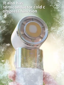 ISOTUBE Handheld fan cooling Ai chip Refrigeration Handheld fan 100 Speeds mini Handheld fan portable Handheld fan ultra kids
