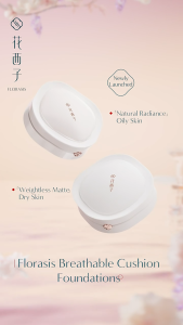 花西子 好气色气垫 13g*2 Florasis Cushion Foundation Flawless Jade Breathable – Custom-Fit Radiance for Hydrated or Matte Perfection