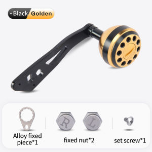 Tay Quay Máy Câu Cá Baitcasting HAUT TON Bằng Hợp Kim Nhôm Cần Đơn Tay Cầm Bi Kim Loại Phụ Kiện DIY Dành Cho Máy Câu Các Thương Hiệu.