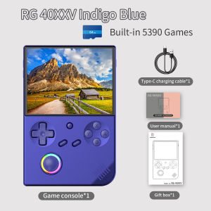 Anbernic | ANBERNIC RG40XXV Retro Handheld Game Console 4 IPS Screen RGB Joystick Video E-book Player Supports WIFI Streaming HDMI Output