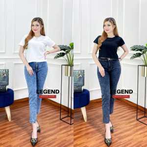 Celana Highwaist Snow dan Celana Highwaist Jeans Wanita