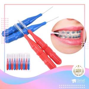 SIKAT SELA BEHEL GIGI PREMIUM DENGAN TUTUP - INTERDENTAL BRUSH ORTHO DR SMITH DENTAL FLOSS BEHEL DENTAL - Sikat Pembersih Sela Celah Gusi Dan Gigi - Tusuk Orthodontics