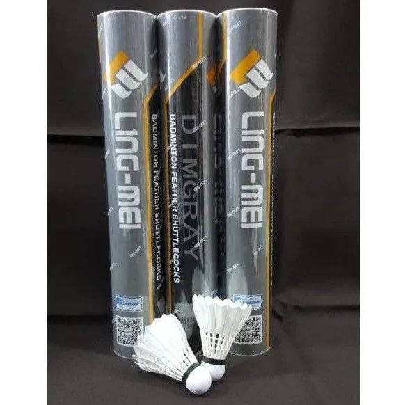 LING-MEI DIMGRAY SHUTTLECOCK [ORIGINAL] 1 TUBE | Lazada